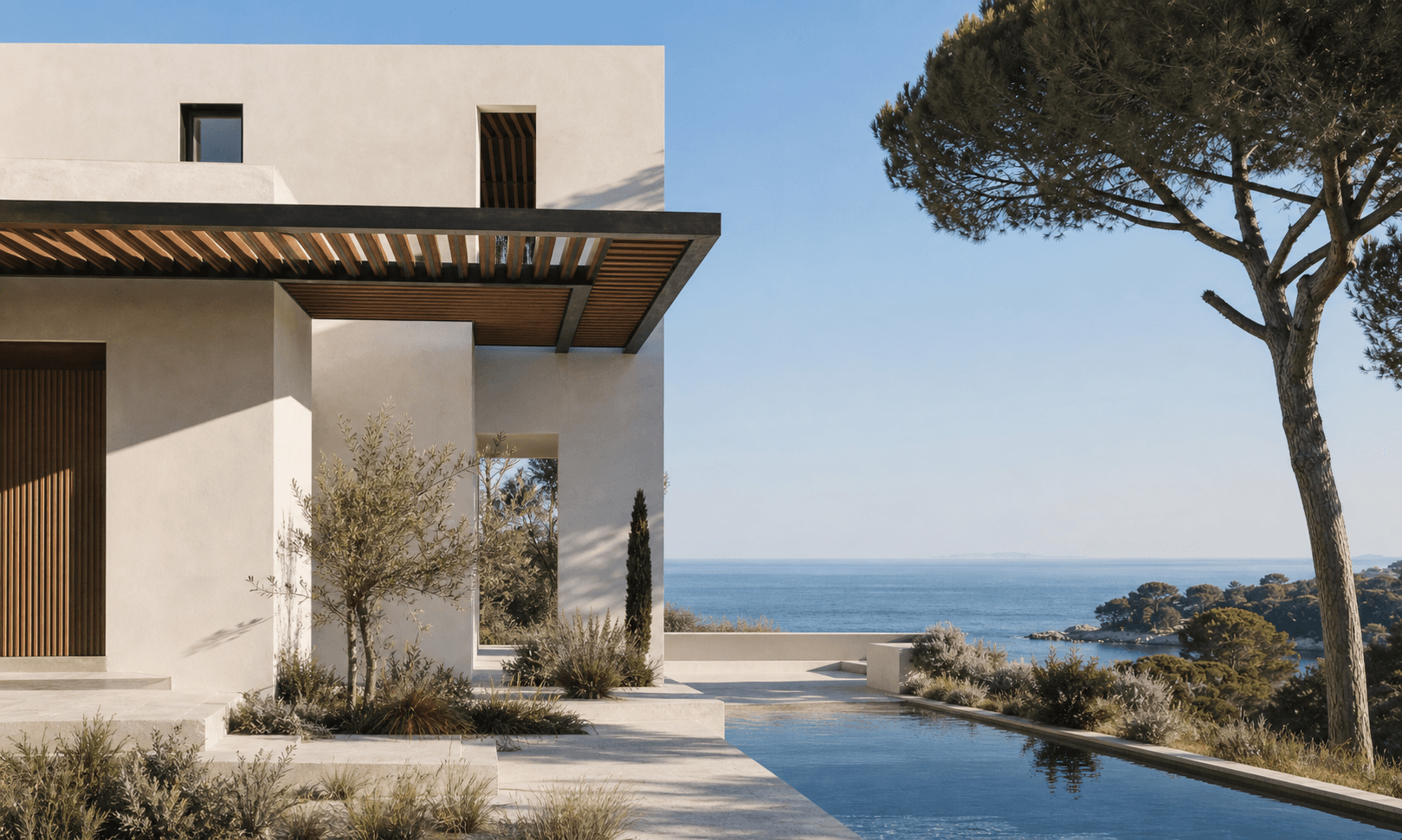 Villa Ligne d’Horizon, Cap d’Antibes, Côte d’Azur